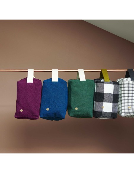 TOILETRY BAG LA CERISE CUBE IONA ORAGE 15.50x10 ORGANIC COTTON