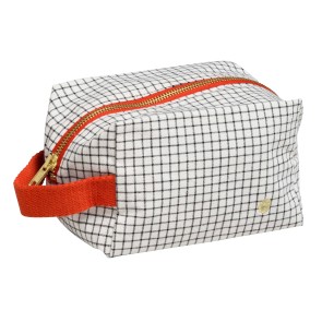 TOILETRY BAG LA CERISE CUBE STYLO ROUGE 15.50x10 ORGANIC...