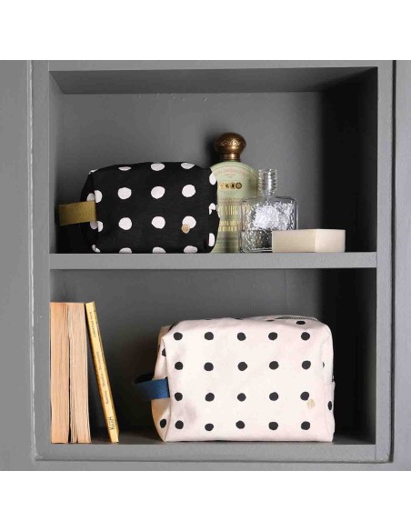 TOILETRY BAG LA CERISE CUBE MIA15.50x10 ORGANIC COTTON