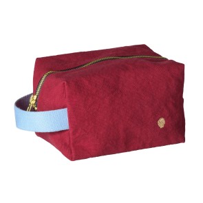 TOILETRY BAG LA CERISE CUBE IONA CHERRY 15.50x10 ORGANIC...