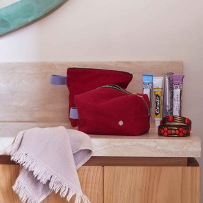 TOILETRY BAG LA CERISE CUBE IONA CHERRY 15.50x10 ORGANIC... 2