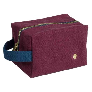 TOILETRY BAG LA CERISE CUBE IONA WINE 15.50x10 ORGANIC...