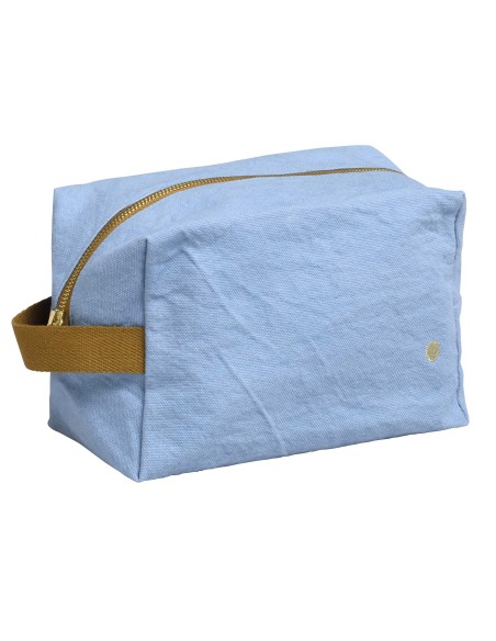 TOILETRY BAG LA CERISE CUBE IONA BLUETIFUL 22x14 ORGANIC COTTON