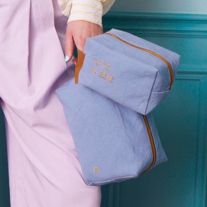 TOILETRY BAG LA CERISE CUBE IONA BLUETIFUL 22x14 ORGANIC... 2