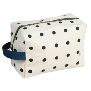 TOILETRY BAG LA CERISE CUBE MIO 22x14 ORGANIC COTTON