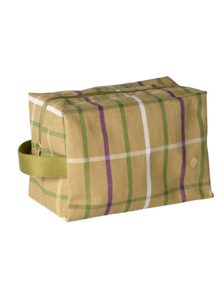 TOILETRY BAG LA CERISE CUBE SCOTTY 22x14 ORGANIC COTTON