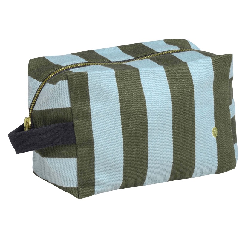 TOILETRY BAG LA CERISE CUBE RITA  22x14 ORGANIC COTTON