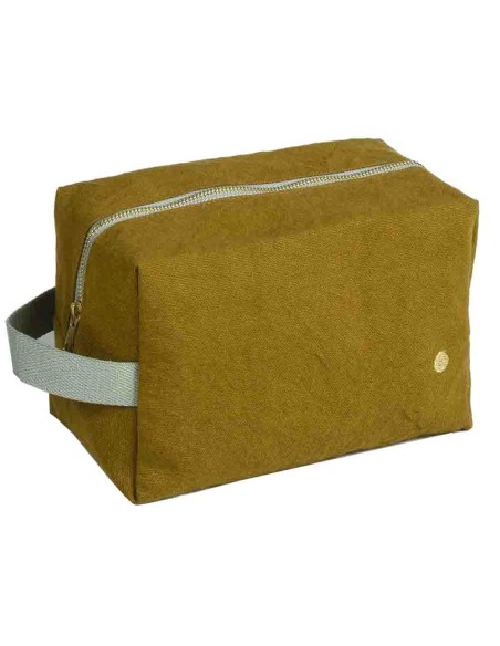 TOILETRY BAG LA CERISE CUBE IONA NUTS 22x14 ORGANIC COTTON