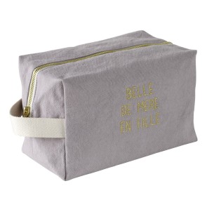 TOILETRY BAG LA CERISE CUBE BELLE DE MERE EN FILLE POIVRE...