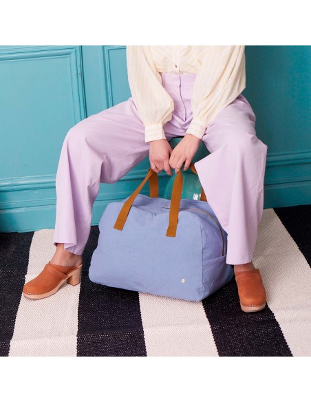 SAC WEEK-END LA CERISE IONA BLUETIFUL 42x28x19 ORGANIC COTTON