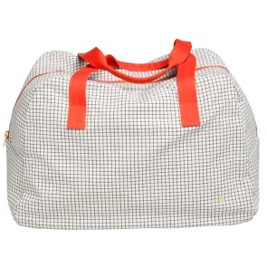SAC WEEK-END LA CERISE STYLO ROUGE 42x28x19 ORGANIC COTTON