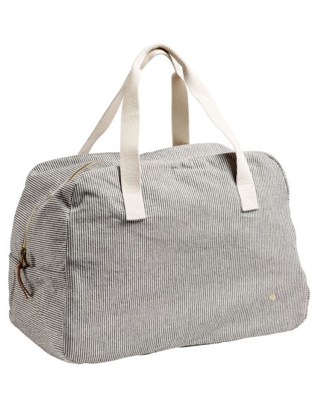 SAC WEEK-END LA CERISE FINETTE CAVIAR 42x28x19 ORGANIC COTTON