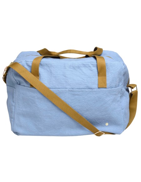SAC WEEK-END LA CERISE IONA BLUETIFUL 42x30x19 ORGANIC COTTON