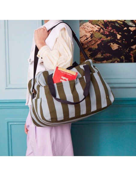 SAC WEEK-END LA CERISE RITA 42x30x19 ORGANIC COTTON