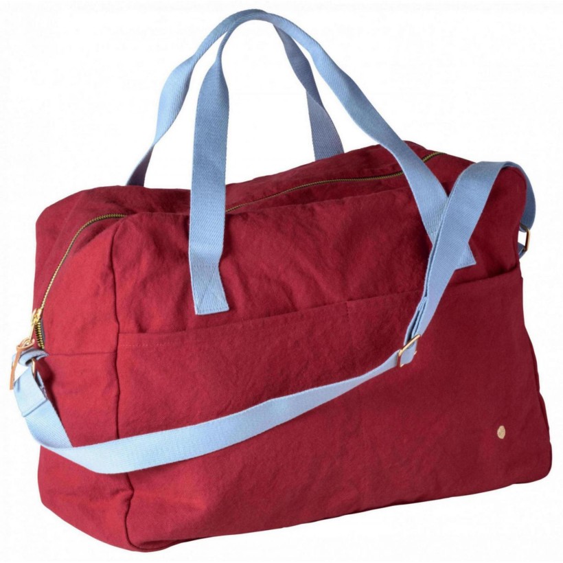SAC WEEK-END IONA CHERRY 42x30x19 ORGANIC COTTON