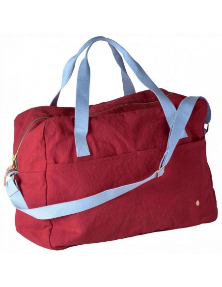 SAC WEEK-END IONA CHERRY 42x30x19 ORGANIC COTTON