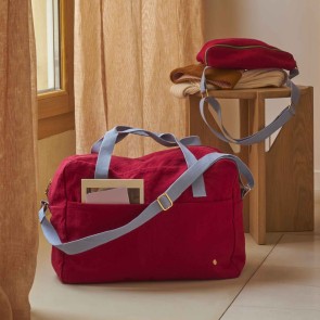 SAC WEEK-END IONA CHERRY 42x30x19 ORGANIC COTTON 2
