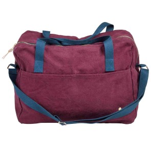 SAC WEEK-END IONA WINE 42x30x19 ORGANIC COTTON