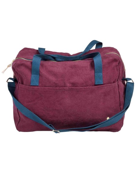 SAC WEEK-END IONA WINE 42x30x19 ORGANIC COTTON