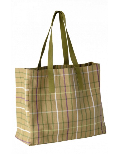 ΤΣΑΝΤΑ ΓΙΑ ΨΩΝΙΑ SCOTTY ΚΙΤΡΙΝΟ ΚΑΡΩ 46x38x19 ΑΠΟ ΟΡΓΑΝΙΚΟ ΒΑΜΒΑΚΙ