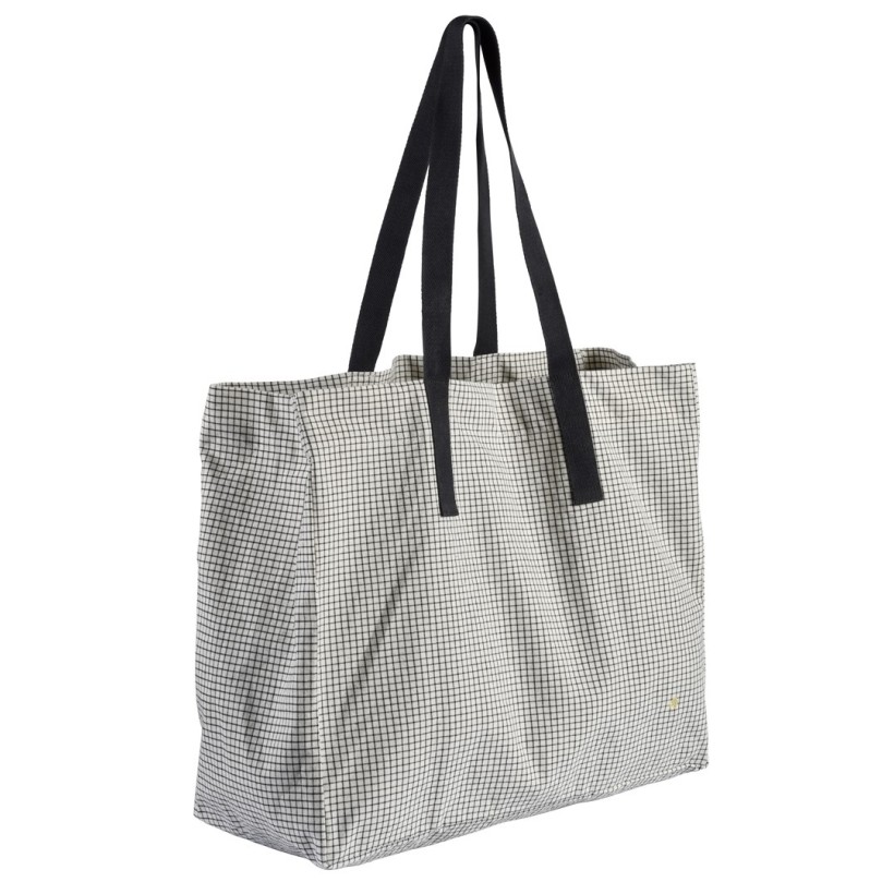 SHOPPING BAG LA CERISE GUSTAVE CAVIAR 46x38x19 ORGANIC COTTON