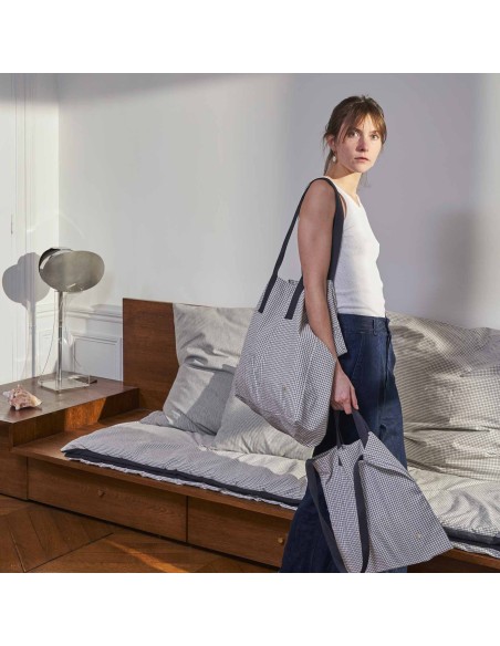 ΤΣΑΝΤΑ ΓΙΑ ΨΩΝΙΑ LA CERISE GUSTAVE ΜΑΥΡΟ 46x38x19 ΑΠΟ ΟΡΓΑΝΙΚΟ ΒΑΜΒΑΚΙ