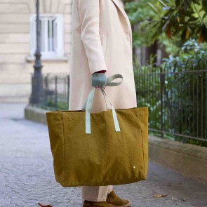 SHOPPING BAG IONA NUTS 46x38x19 ORGANIC COTTON 2