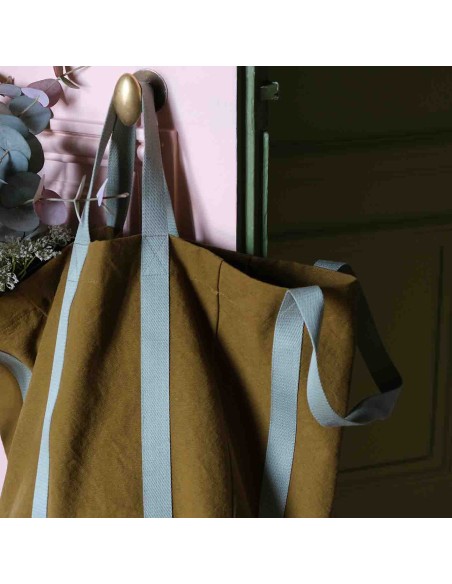 ΜΑΧΙ POPPINS BAG IONA NUTS 33x48x33 ORGANIC COTTON