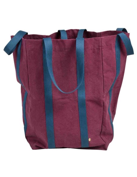 ΤΣΑΝΤΑ MAXI POPPINS IONA ΜΠOΡNTO 33x48x33 ΑΠΟ ΟΡΓΑΝΙΚΟ ΒΑΜΒΑΚΙ