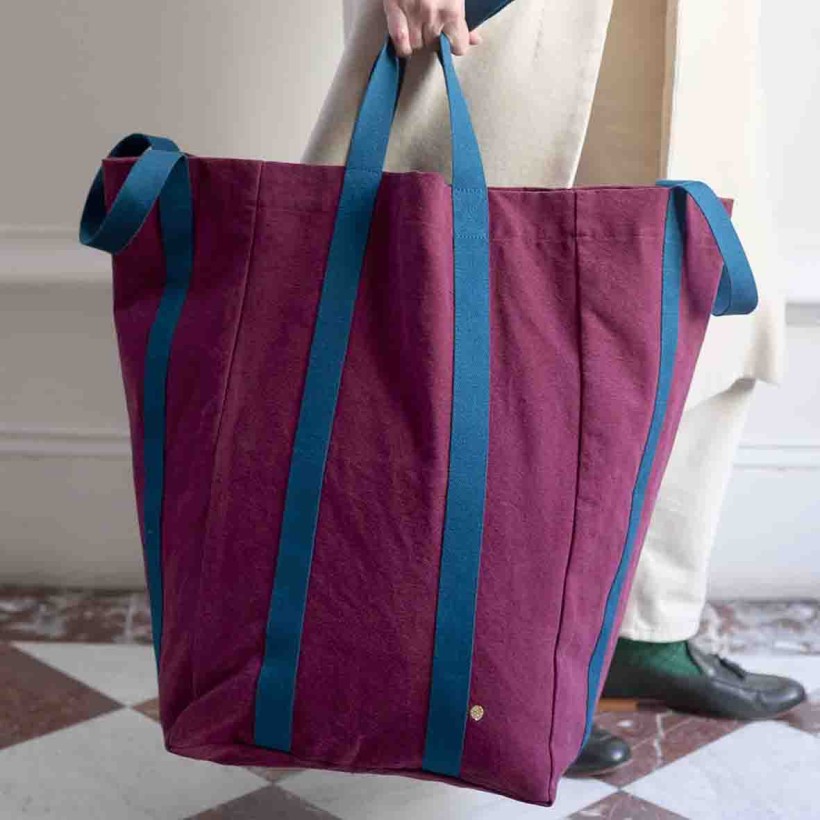 ΜΑΧΙ POPPINS BAG IONA WINE 33x48x33...
