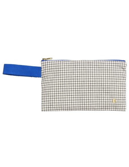 POUCH LA CERISE STYLO BLEU 24x14 ORGANIC COTTON