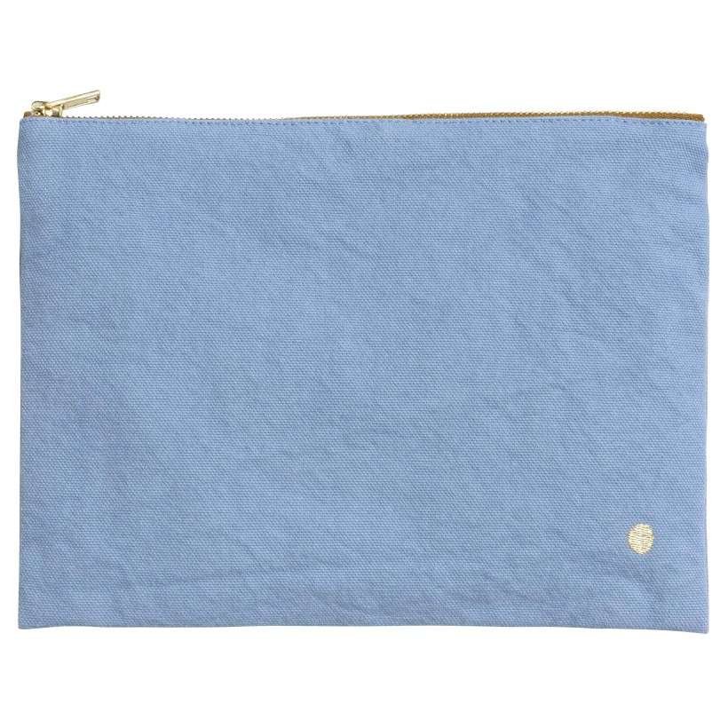 POUCH LA CERISE IONA BLUETIFUL 19x14 ORGANIC COTTON