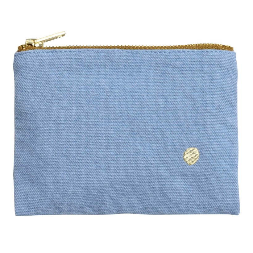 POUCH LA CERISE IONA BLUETIFUL 14x11 ORGANIC COTTON