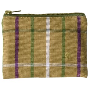 POUCH LA CERISE SCOTTY MARRON 14x10,5 ORGANIC COTTON