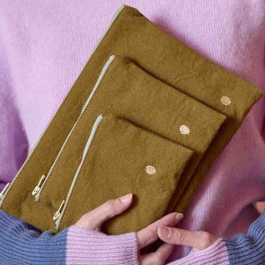 POUCH LA CERISE IONA NUTS 28X19 ORGANIC COTTON 2