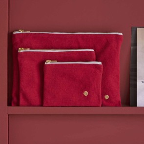 POUCH LA CERISE IONA CHERRY 14x10,5 ORGANIC COTTON 2