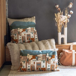 CUSHION VIVARAISE ASTRID NATUREL 40X65 100% POLYESTER 2