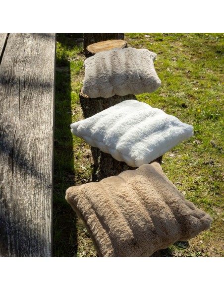 CUSHION VIVARAISE ASTRID NEIGE 45X45 100% POLYESTER