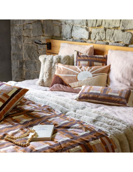 THROW VIVARAISE ASTRID NEIGE 180X220 100% POLYESTER