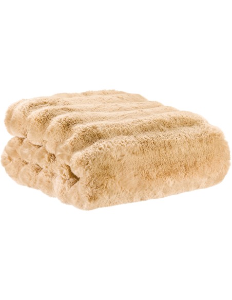 THROW VIVARAISE ASTRID GREGE 180X220 100% POLYESTER