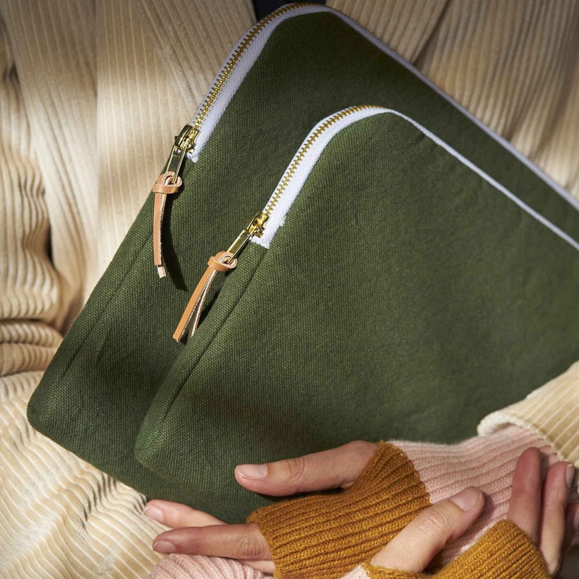 LAPTOP SLEEVE IONA KALE 34x25 ORGANIC...