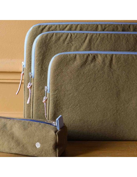 LAPTOP SLEEVE IONA NUTS 34x25 ORGANIC COTTON