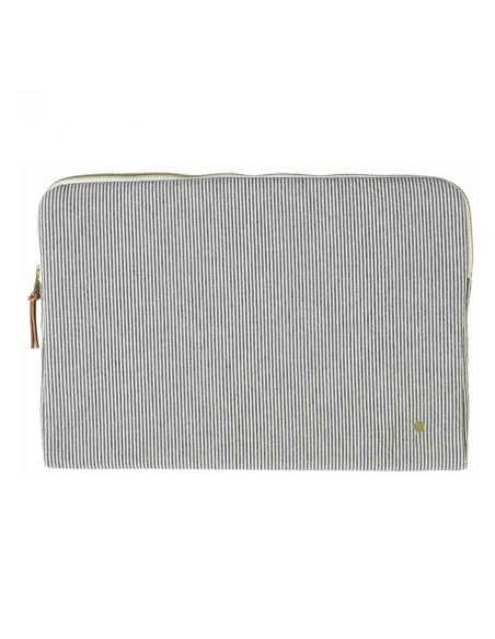 LAPTOP SLEEVE FINETTE CAVIAR 37x27 ORGANIC COTTON