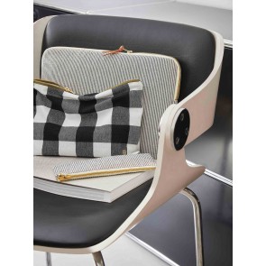 LAPTOP SLEEVE FINETTE CAVIAR 37x27 ORGANIC COTTON 2