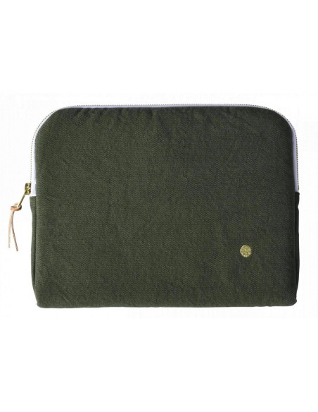 TABLET CASE IONA KALE 26x19 ORGANIC COTTON
