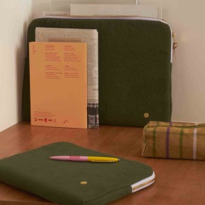 TABLET CASE IONA KALE 26x19 ORGANIC COTTON 2