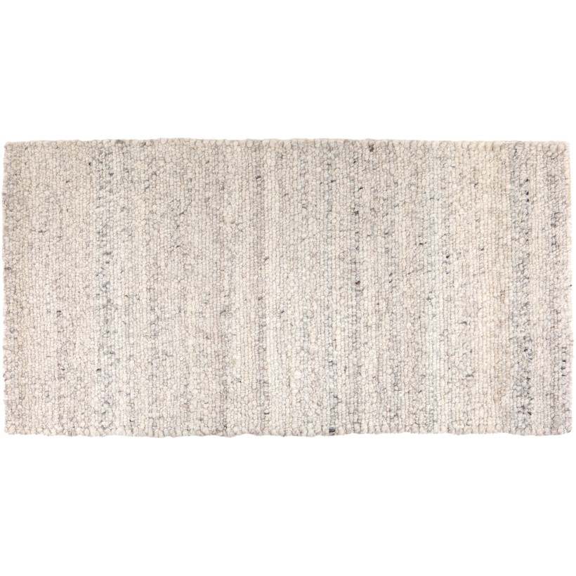 RUG VIVARAISE ALMA NEIGE 70X140 100% POLYESTER