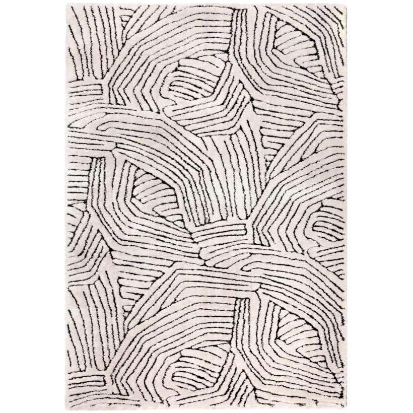 RUG VIVARAISE PAULIN NEIGE 160X230 90%RECYCLED POLYESTER 10%POLYESTER