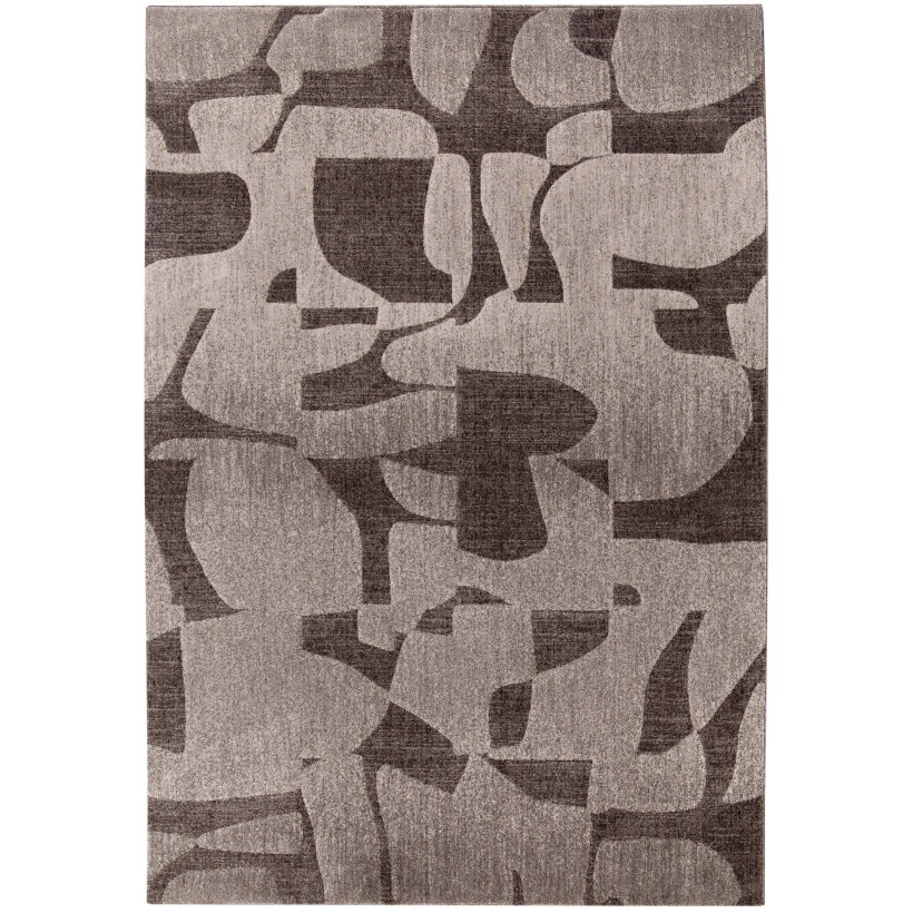 RUG VIVARAISE KIARA CARBONE 200X290 100%RECYCLED POLYESTER