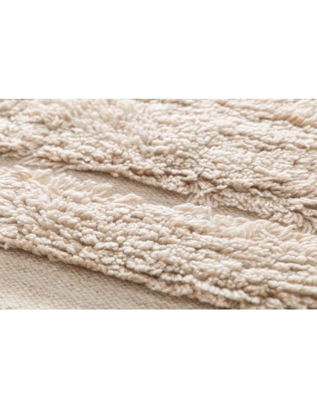 ΧΑΛΙ VIVARAISE LOIS IVOIRE 200X290 90%ΜΑΛΛΙ 10%COTTON